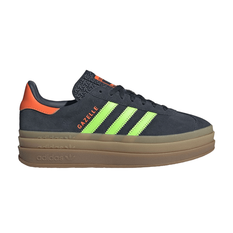 adidas Wmns Gazelle Bold 'Aurora Ink Solar Orange' — Aurora Ink/Solar Orange/Gum