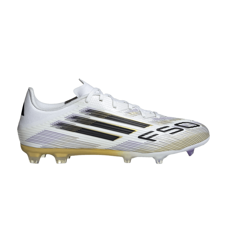 adidas Adizero F50 League FG MG 'Road to Glory Pack' — Cloud White/Core Black/Gold Metallic