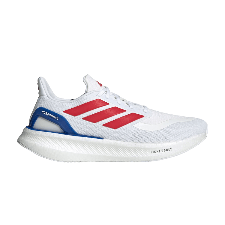 adidas Pureboost 5 'Cloud White Pure Ruby Royal Blue' — Cloud White/Pure Ruby/Royal Blue