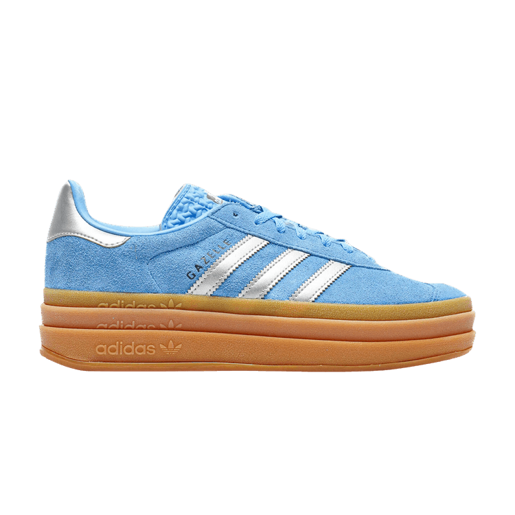 adidas Wmns Gazelle Bold 'Blue Burst Silver Metallic' — Blue Burst/Silver Metallic/Aurora Ink