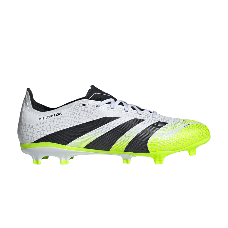 adidas Predator League FG MG 'Radiant Blaze Pack' — Cloud White/Core Black/Lucid Lemon