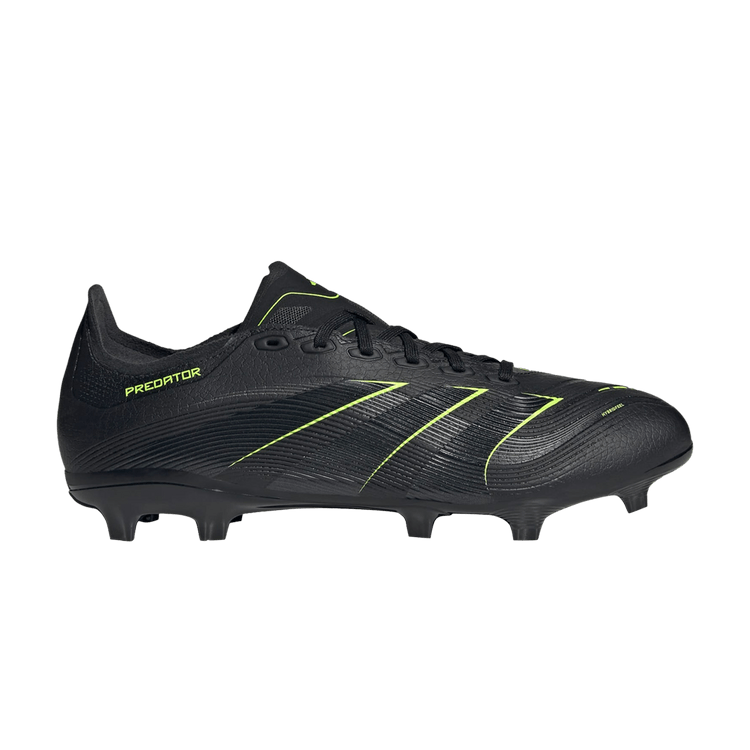 adidas Predator League FG MG 'Electric Stealth Pack' — Core Black/Carbon/Lucid Lemon