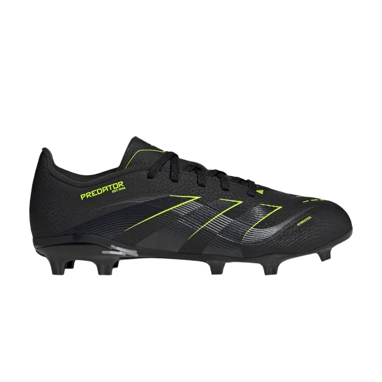 Adidas Predator League FG MG J 'Core Black Lucid Lemon' — Core Black/Carbon/Lucid Lemon