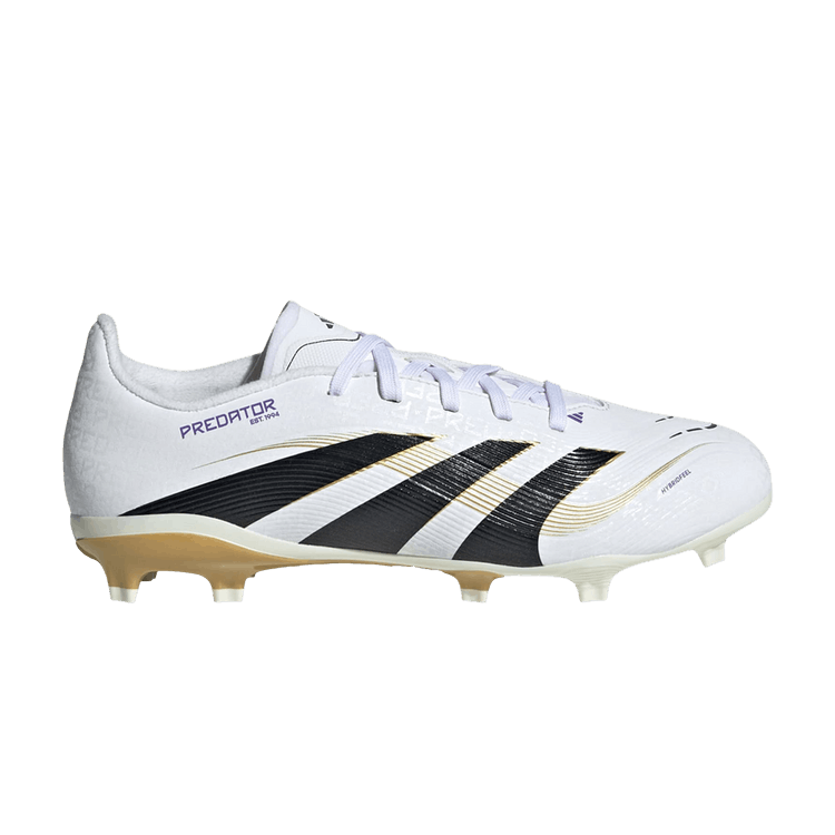 adidas Predator 24 League FG MG K 'Road to Glory Pack' — Cloud White/Core Black/Gold Metallic