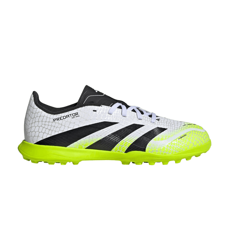 adidas Predator League TF K 'Radiant Blaze Pack' — Cloud White/Core Black/Lucid Lemon