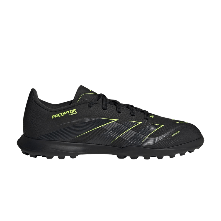 adidas Predator League TF K 'Electric Stealth Pack' — Core Black/Carbon/Lucid Lemon