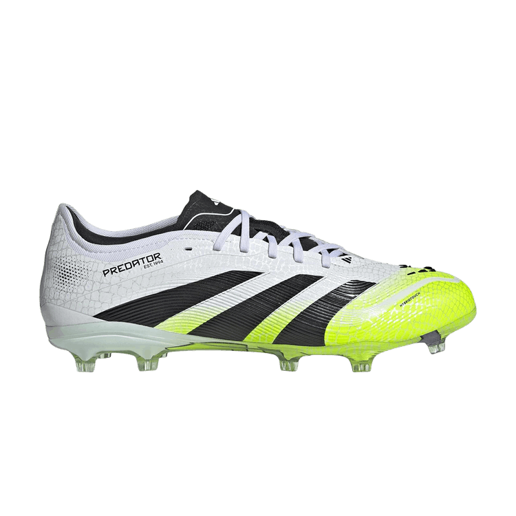 adidas Predator 24 Pro FG 'Cloud White Core Black Lucid Lemon' — Cloud White/Core Black/Lucid Lemon