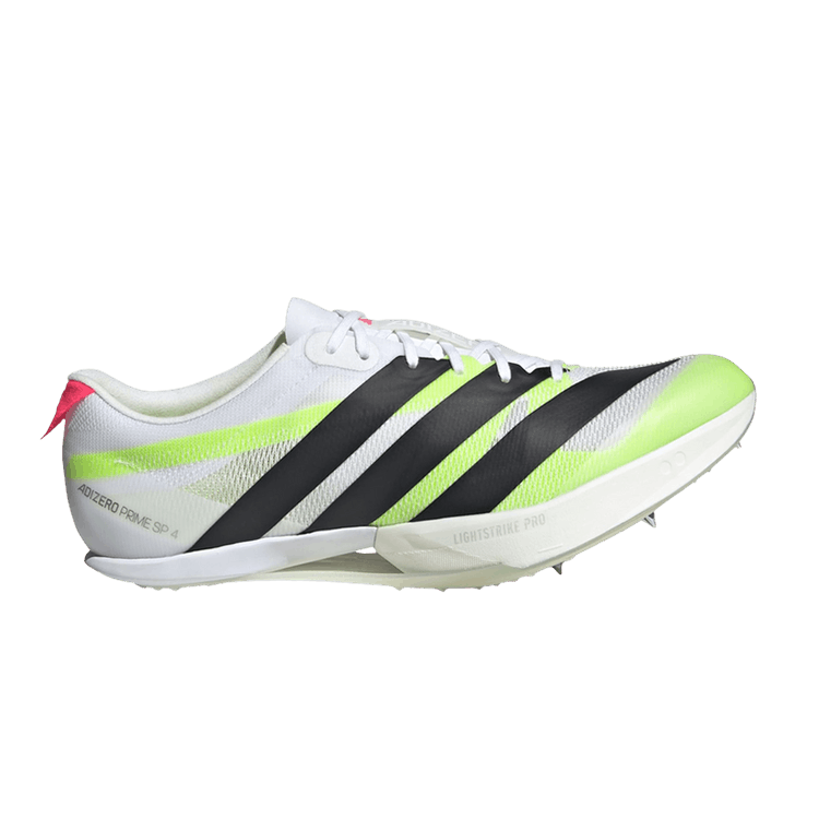 adidas Adizero Prime SP 4 'Cloud White Core Black Volt' — Cloud White/Core Black/Lucid Red
