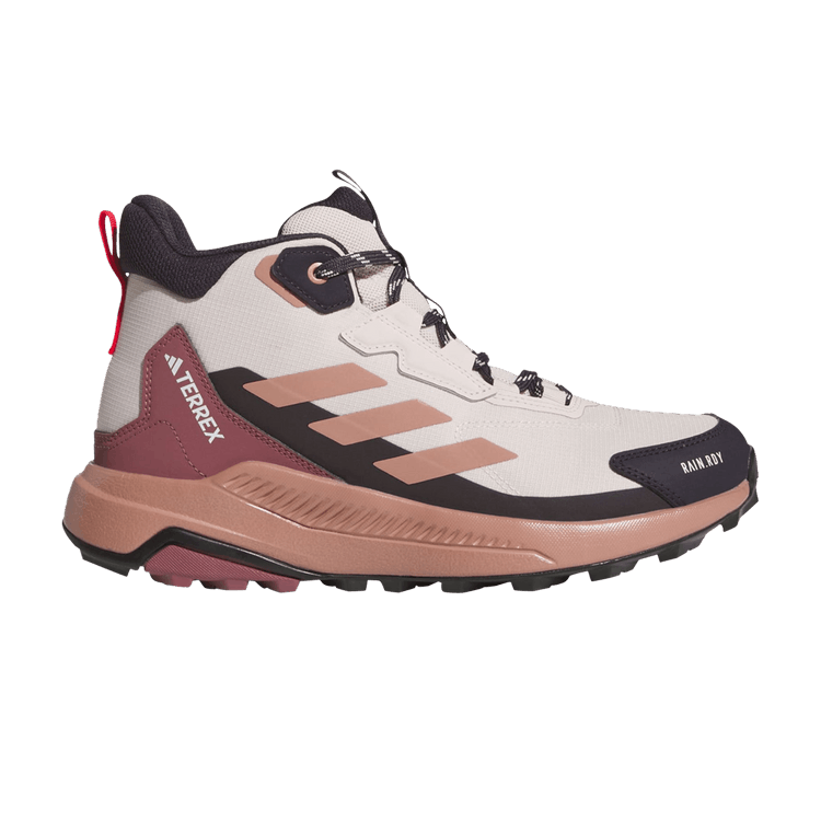 Adidas Wmns Terrex Anylander Mid Rain.RDY 'Putty Mauve Warm Clay' — Putty Mauve/Warm Clay/Pure Ruby