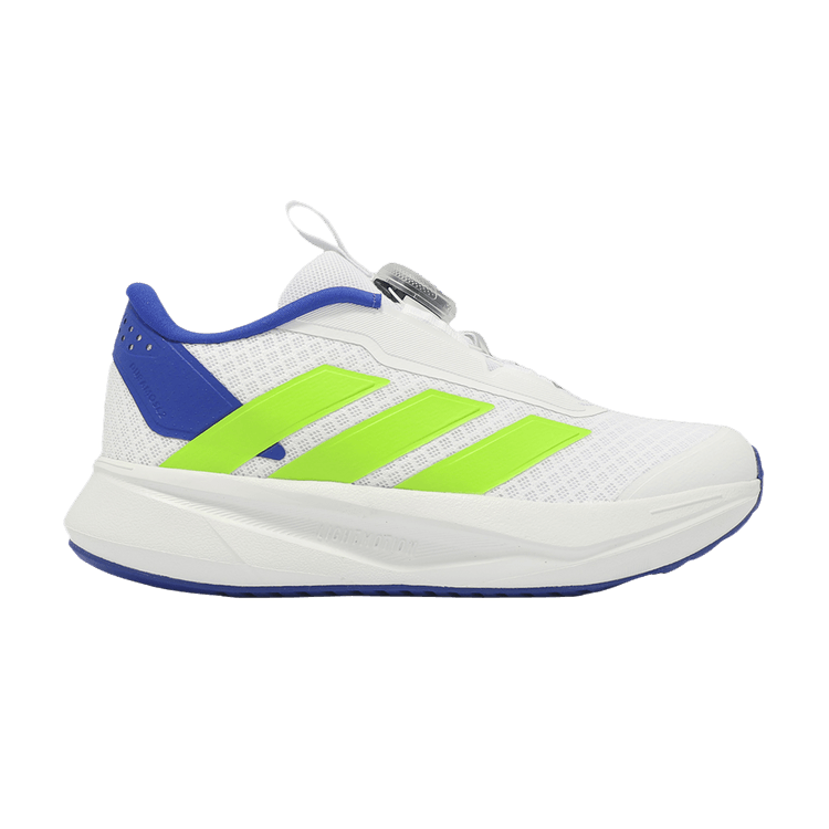adidas Duramo SL 2.0 BOA K 'White Solar Slime Semi Lucid Blue' — Cloud White/Solar Slime/Semi Lucid Blue