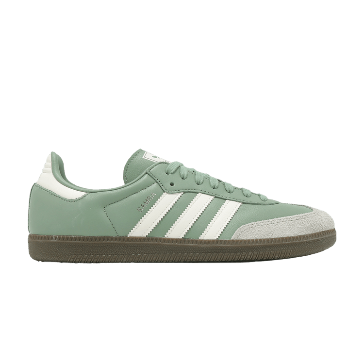 Adidas Samba OG 'Silver Green Gum' — Silver Green/Chalk White/Gum