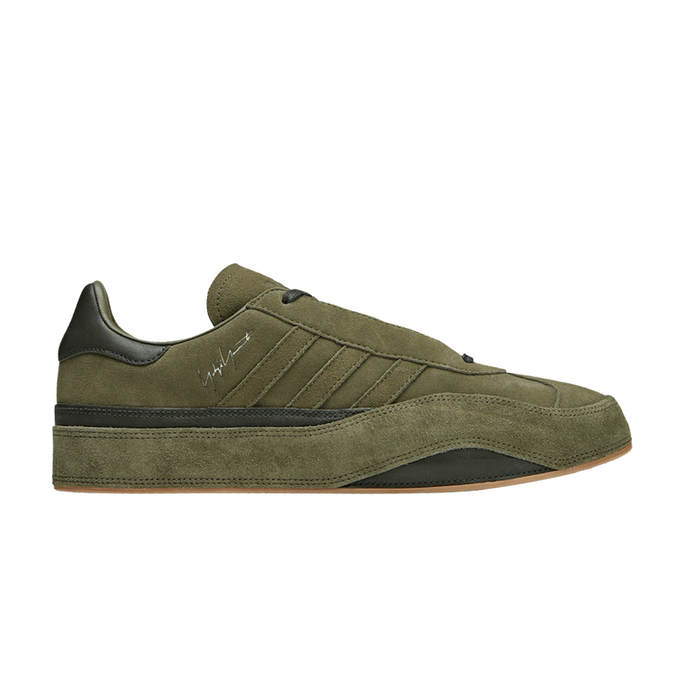 adidas Y-3 Gazelle 'Olive Strata' — Olive Strata/Olive Strata/Night Cargo