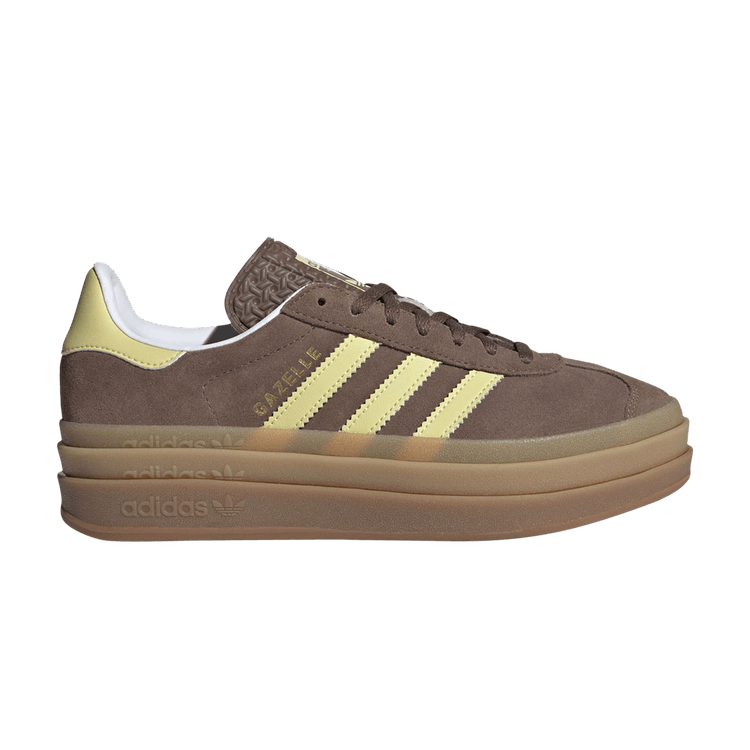 adidas Wmns Gazelle Bold 'Earth Strata Powder Yellow' — Earth Strata/Powder Yellow/Cloud White