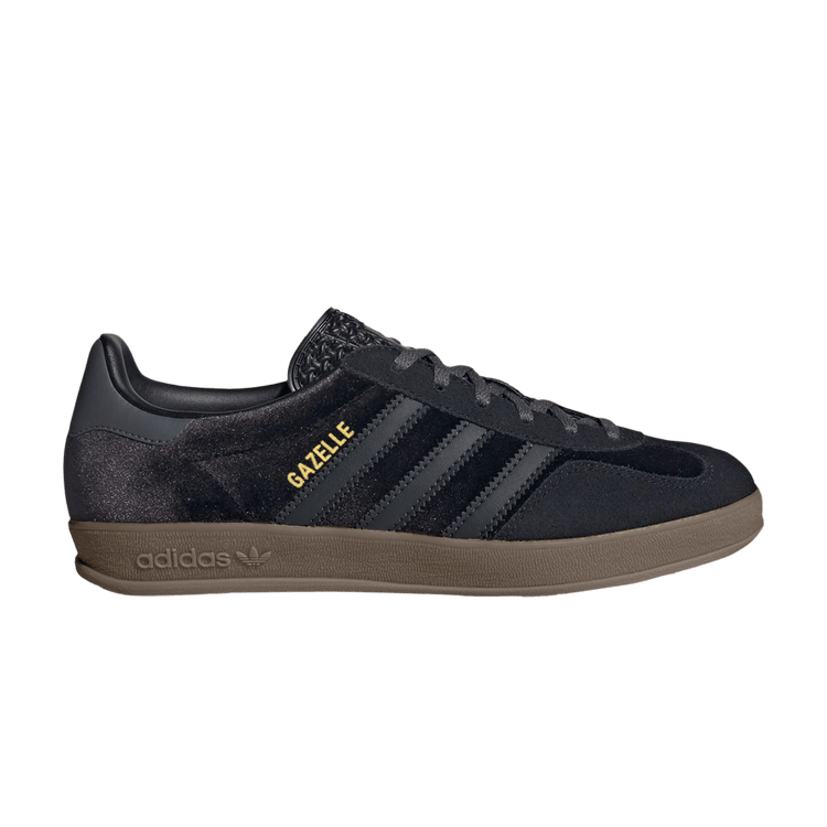 adidas Wmns Gazelle Indoor 'Black Carbon Velvet' — Core Black/Carbon/Grey Five