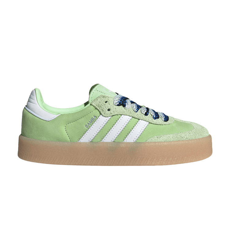 adidas Wmns Sambae 'Semi Green Spark White Wonder Blue' — Semi Green Spark/Footwear White/Wonder Blue