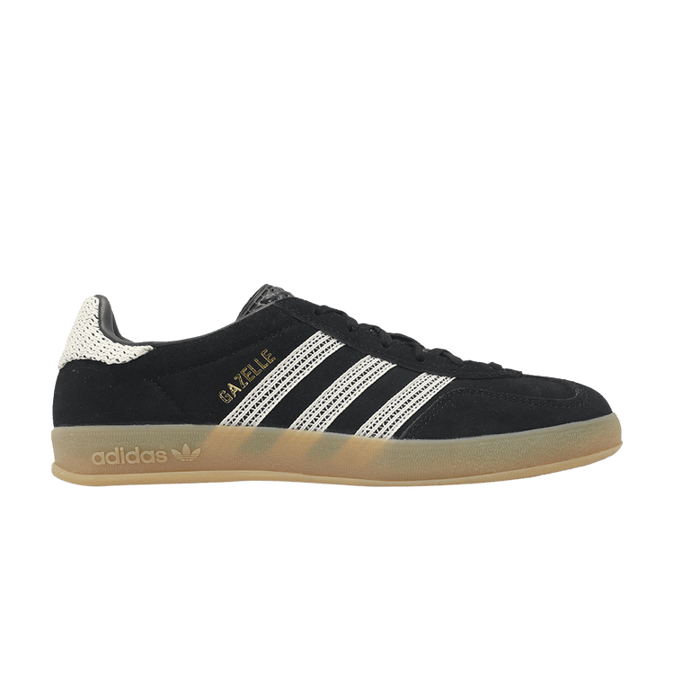 adidas Wmns Gazelle Indoor 'Black Wonder White Gum' — Core Black/Wonder White/Gum