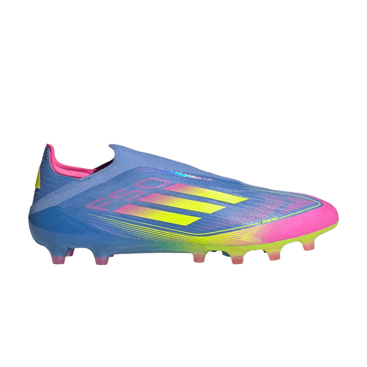 adidas Adizero F50 Elite Laceless AG 'Celestial Victory Pack' — Blue Fusion/Lucid Lemon/Lucid Pink