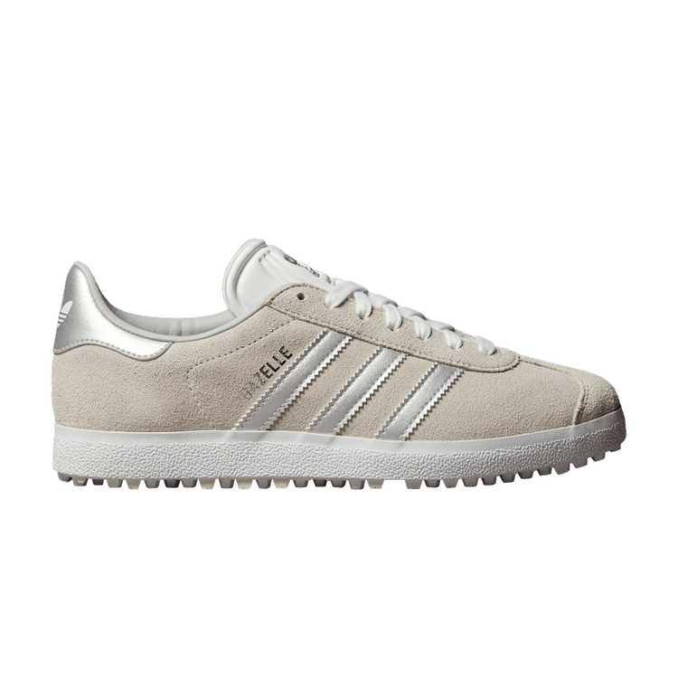 adidas Wmns Gazelle Spikeless Golf 'Crystal White Silver Metallic' — Crystal White/Silver Metallic/Grey Two
