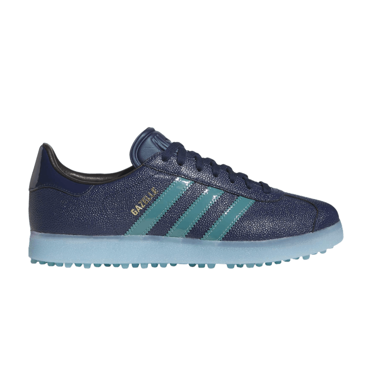 adidas Gazelle Lux Spikeless Golf 'Night Indigo Preloved Teal' — Night Indigo/Preloved Teal/Clear Sky