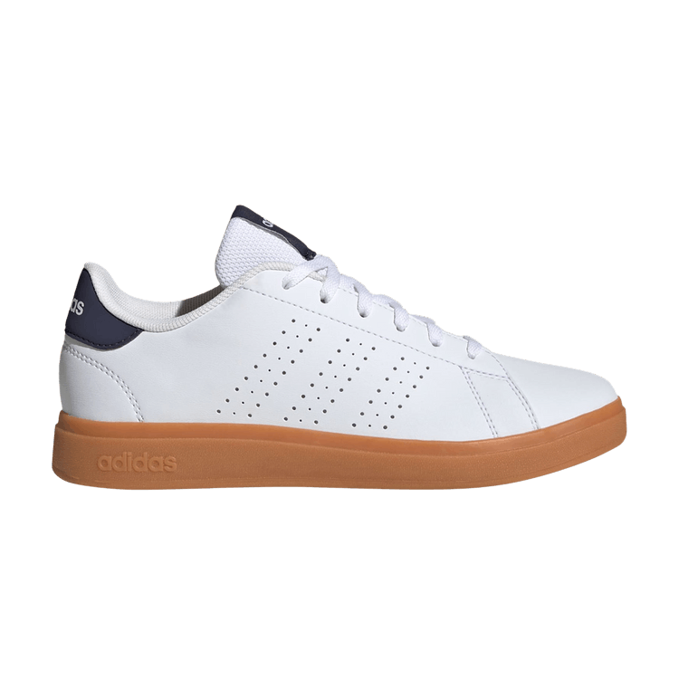 adidas Advantage Base 2.0 J 'White Shadow Navy Gum' — Cloud White/Shadow Navy/Gum
