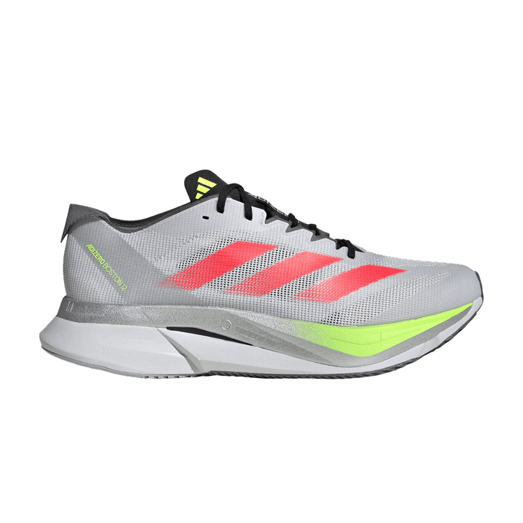 adidas Adizero Boston 12 'Ekiden Pack' — Dash Grey/Lucid Red/Lucid Lemon