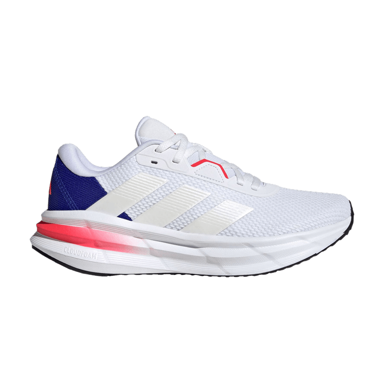 Adidas Wmns Galaxy 7 'White Metallic Lucid Red' — Cloud White/Zero Metallic/Lucid Red