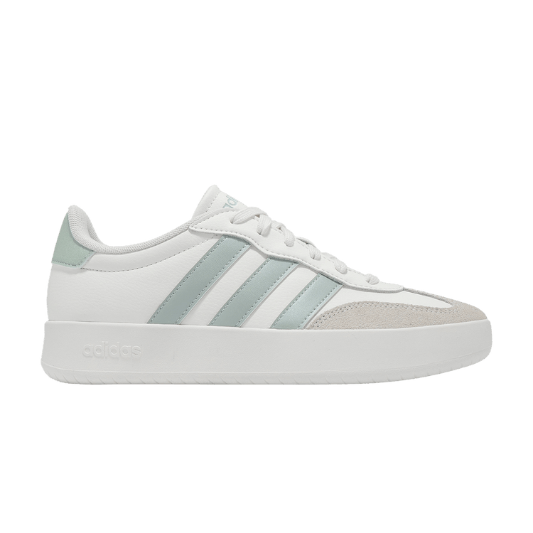 Adidas Wmns Barreda 'Off White Linen Green Metallic' — Off White/Linen Green Metallic/Linen Green Metallic