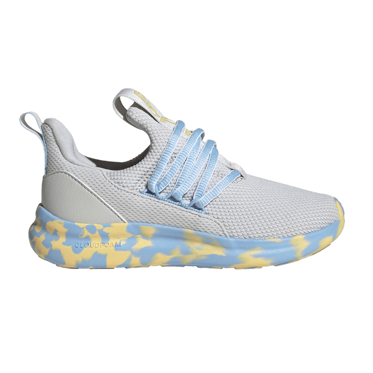 Adidas Lite Racer Adapt 7.0 K 'Grey Glow Blue Tint' — Grey One/Orange Tint/Glow Blue
