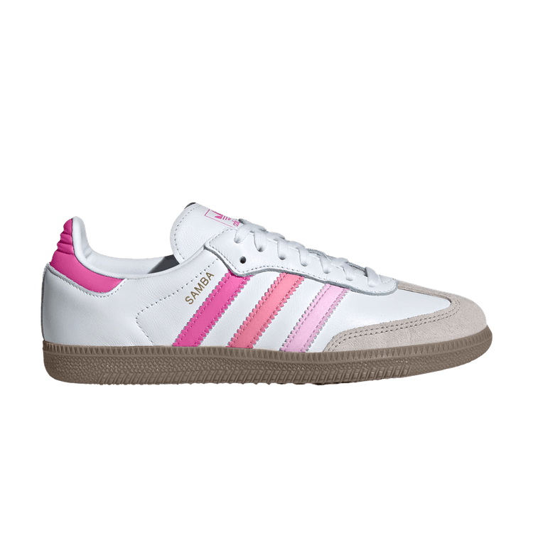 adidas Samba OG J 'White Orchid Fusion' — Cloud White/Orchid Fusion/Rose Tone