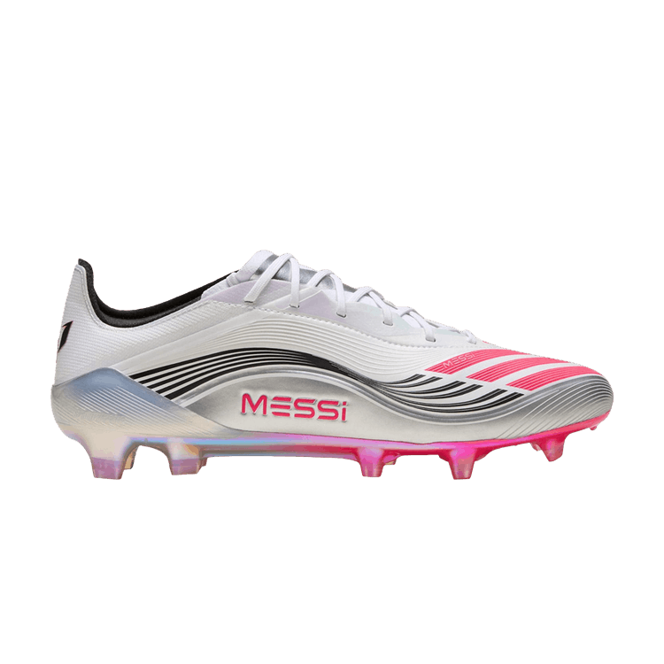 adidas Messi Adizero F50 Elite FG 'Prestig10 Pack' — Cloud White/Lucid Red/Silver Metallic