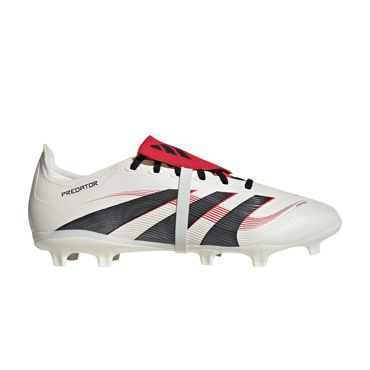 adidas Predator League Foldover Tongue FG MG 'Goal Hunter Pack' — Off White/Core Black/Pure Ruby