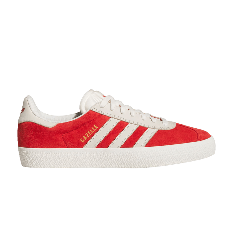 Adidas Gazelle 'Scarlet Chalk White' — Better Scarlet/Chalk White/Gold Metallic
