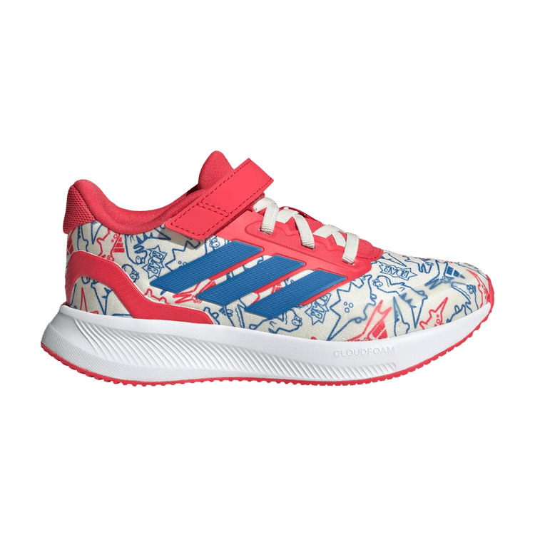 adidas Runfalcon 5 C 'Dino' — Off White/Bright Royal/Semi Lucid Red