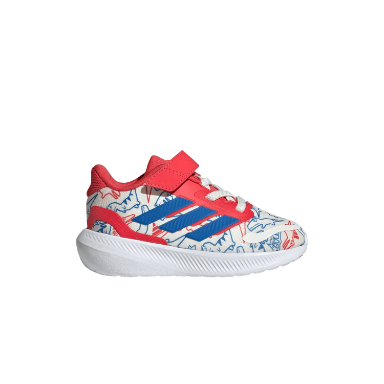 adidas Runfalcon 5 I 'Dino' — Off White/Bright Royal/Semi Lucid Red
