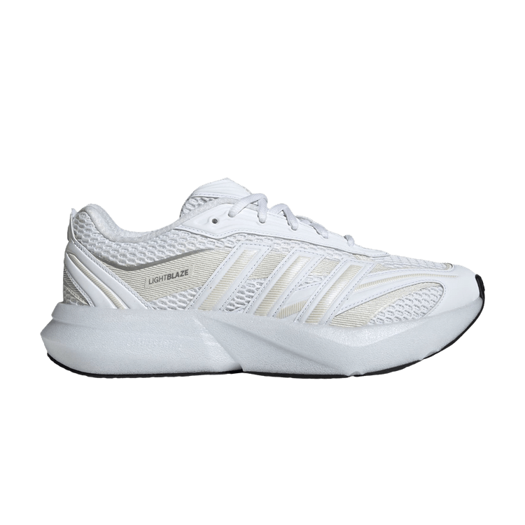 adidas Wmns Lightblaze Glow 'White Zero Metallic' — Cloud White/Cloud White/Zero Metallic