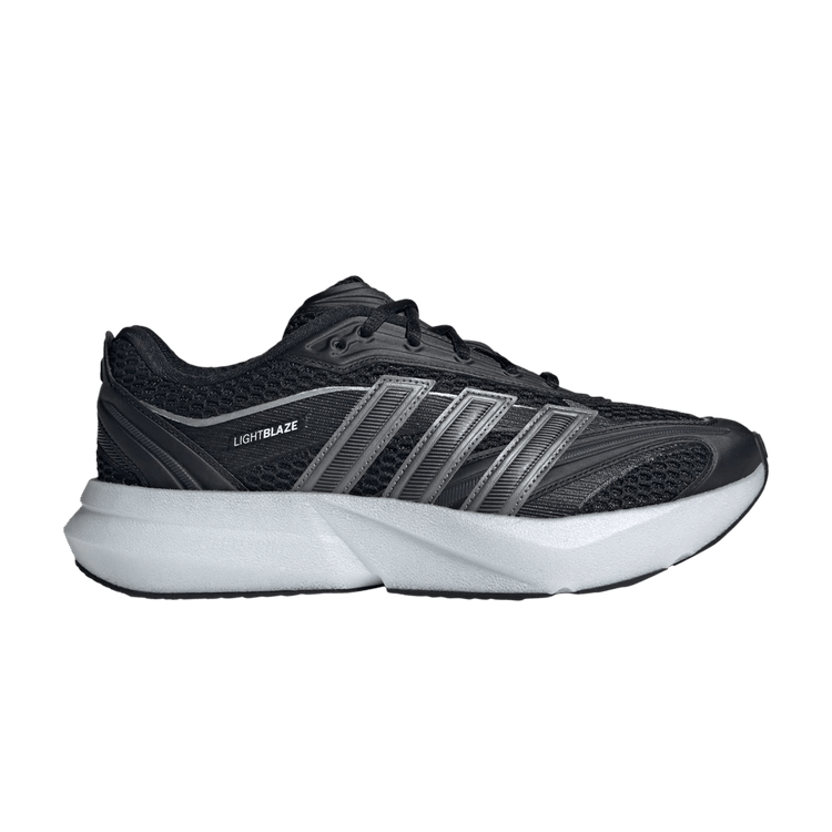 adidas Wmns Lightblaze Glow 'Black Iron Metallic' — Core Black/Core Black/Iron Metallic