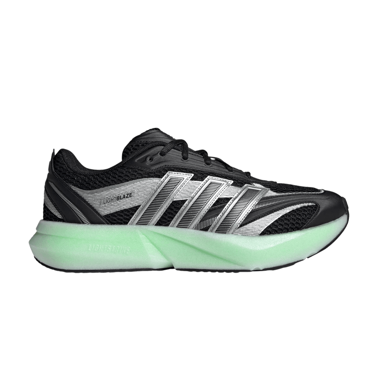 adidas Lightblaze Glow 'Black Silver Metallic' — Core Black/Silver Metallic/Lime Burst