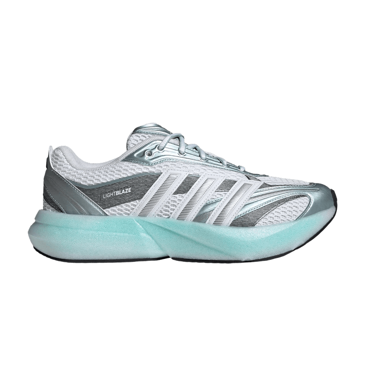 adidas Wmns Lightblaze 'Glow Cloud White Iron Metallic Magic Grey Metallic' — Cloud White/Iron Metallic/Magic Grey Metallic