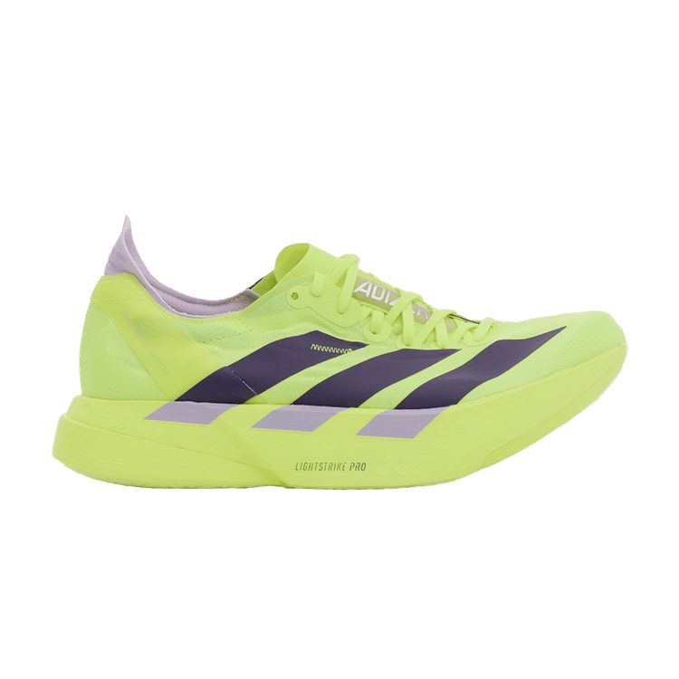 adidas Adizero Adios Pro 4 'Solar Yellow Plum' — Solar Yellow/Aura Plum/Powder Plum
