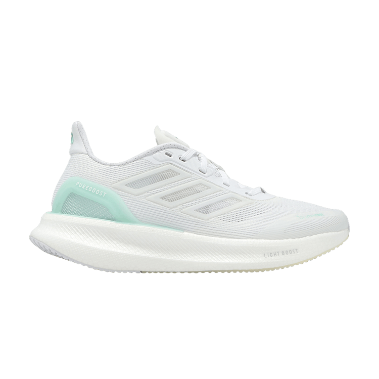 Adidas Wmns PureBoost 5 Climacool 'White Semi Flash Aqua' — Cloud White/Cloud White/Semi Flash Aqua