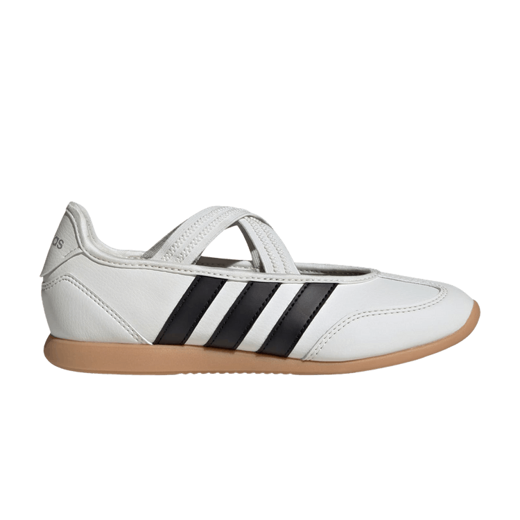 adidas Barreda Mary Jane J 'White Black Gum' — Core White/Core Black/Silver Metalli