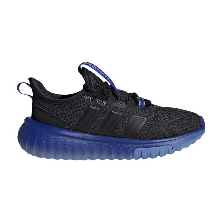 adidas Kaptir 4.0 K 'Black Lucid Blue' — Core Black/Core Black/Lucid Blue