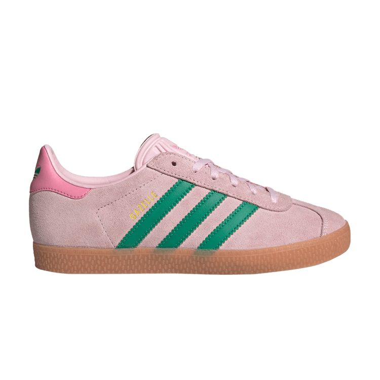 adidas Gazelle J 'Clear Pink Court Green' — Clear Pink/Court Green/Bliss Pink