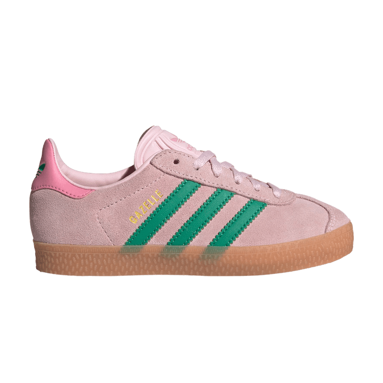 adidas Gazelle C 'Clear Pink Court Green' — Clear Pink/Court Green/Bliss Pink