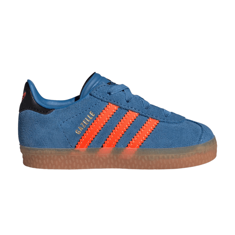 adidas Gazelle Comfort Closure El I 'Focus Blue Solar Orange' — Focus Blue/Solar Orange/Core Black