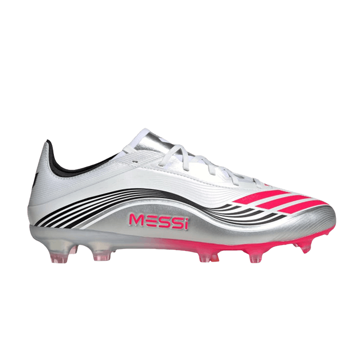adidas Messi Adizero F50 Pro FG 'Prestig10 Pack' — Cloud White/Lucid Red/Silver Metallic