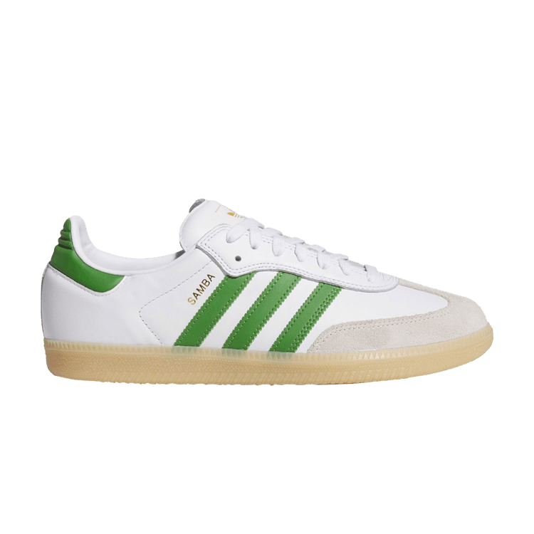 adidas Samba ADV 'White Crew Green' — Cloud White/Crew Green/Gum
