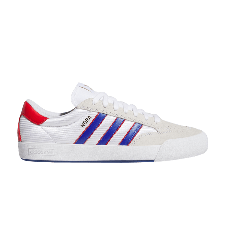adidas Nora 'White Blue Scarlet' — Cloud White/Royal Blue/Better Scarlet