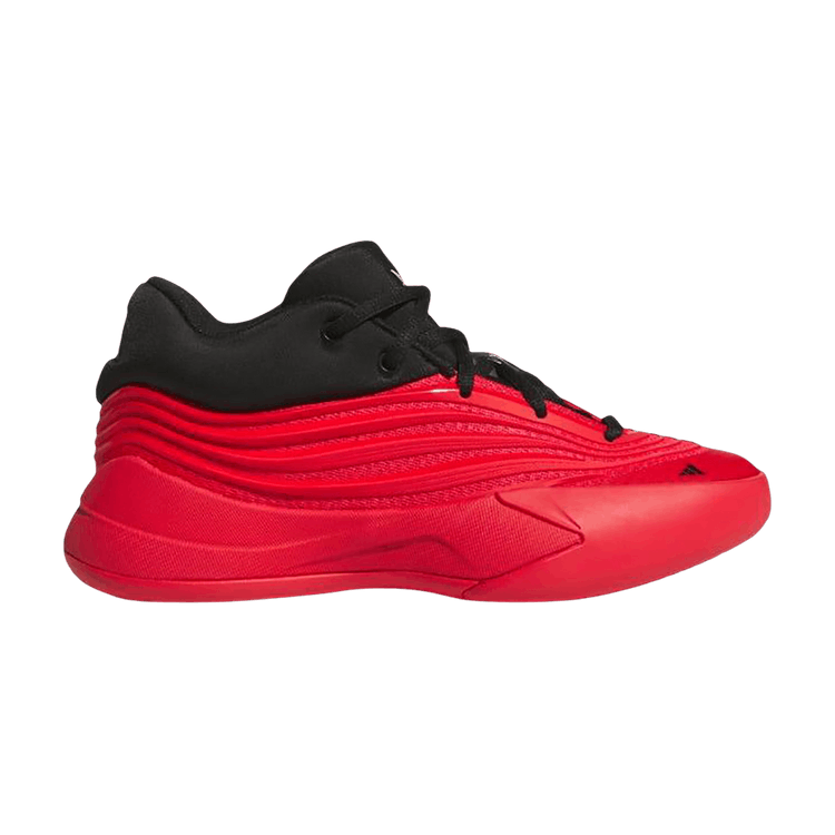 adidas Dame X J 'Dolla Red' — Pure Ruby/Core Black/Silver Metallic