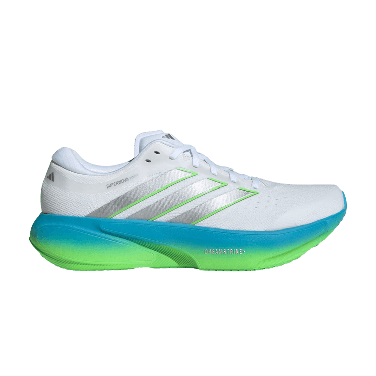 adidas Supernova Rise 3 'Cloud White Silver Metallic Semi Blue Burst' — Cloud White / Silver Metallic / Semi Blue Burst